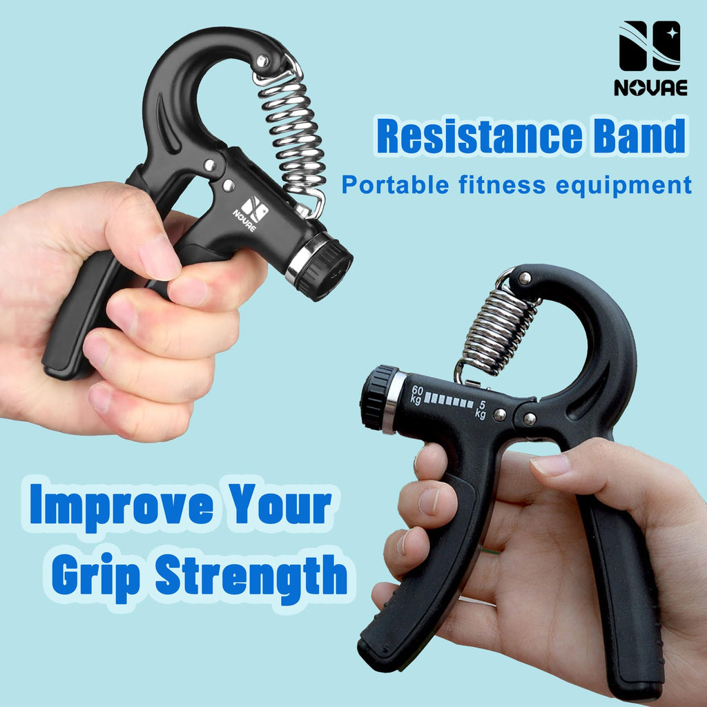 Adjustable Grip Strength Trainer (11–132 lbs) - 1 Piece